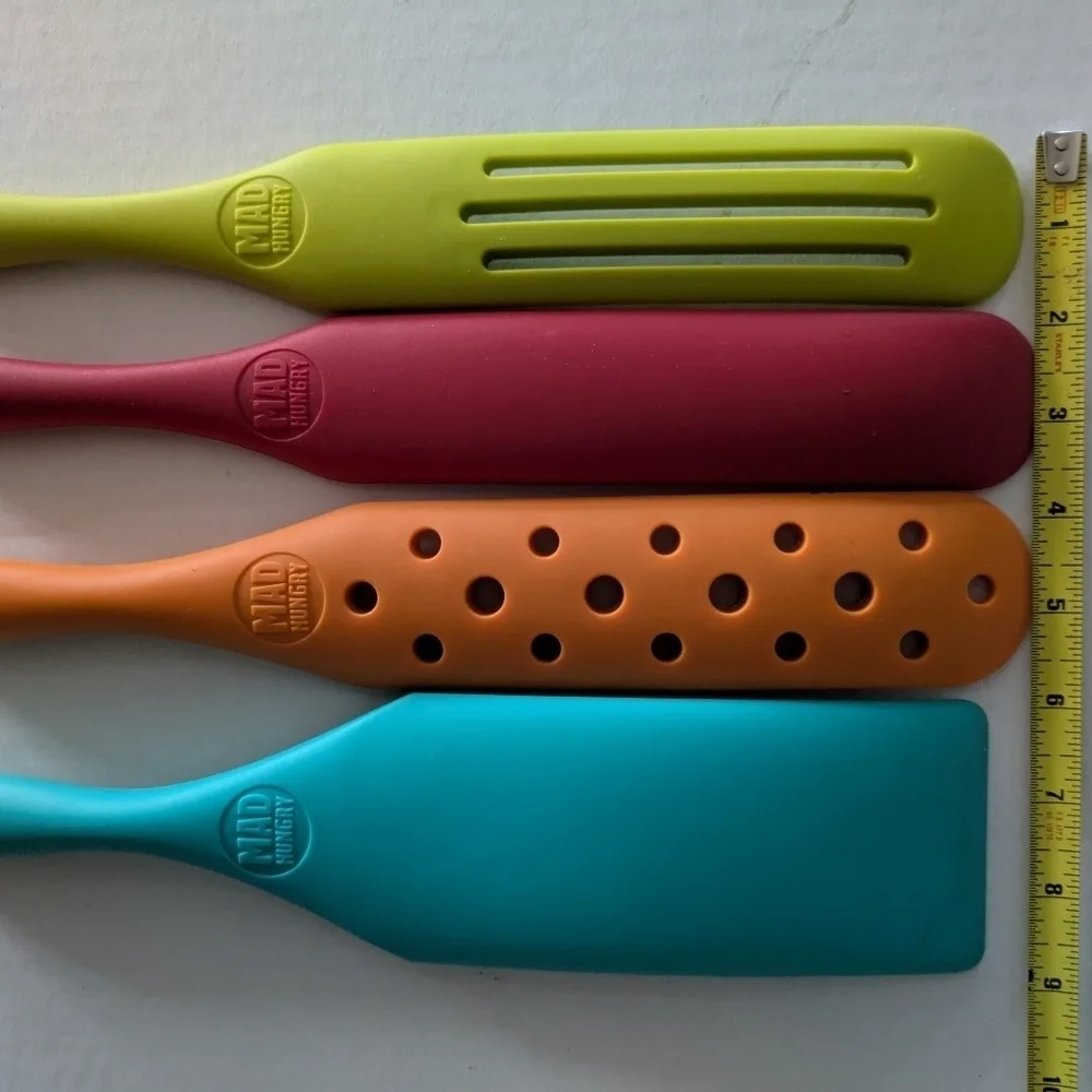 Mad Hungry Set of 4 Silicone Spatula,Etc